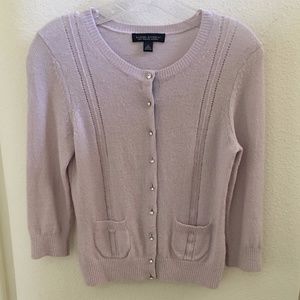 Banana Republic Crop Sweater w/Rhinestone Buttons